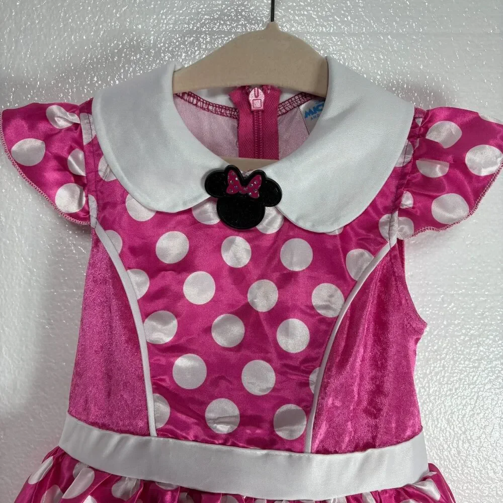 Disney Mickey and Friends Spirit Halloween Store Minnie Mouse Costume 3-4T Pink